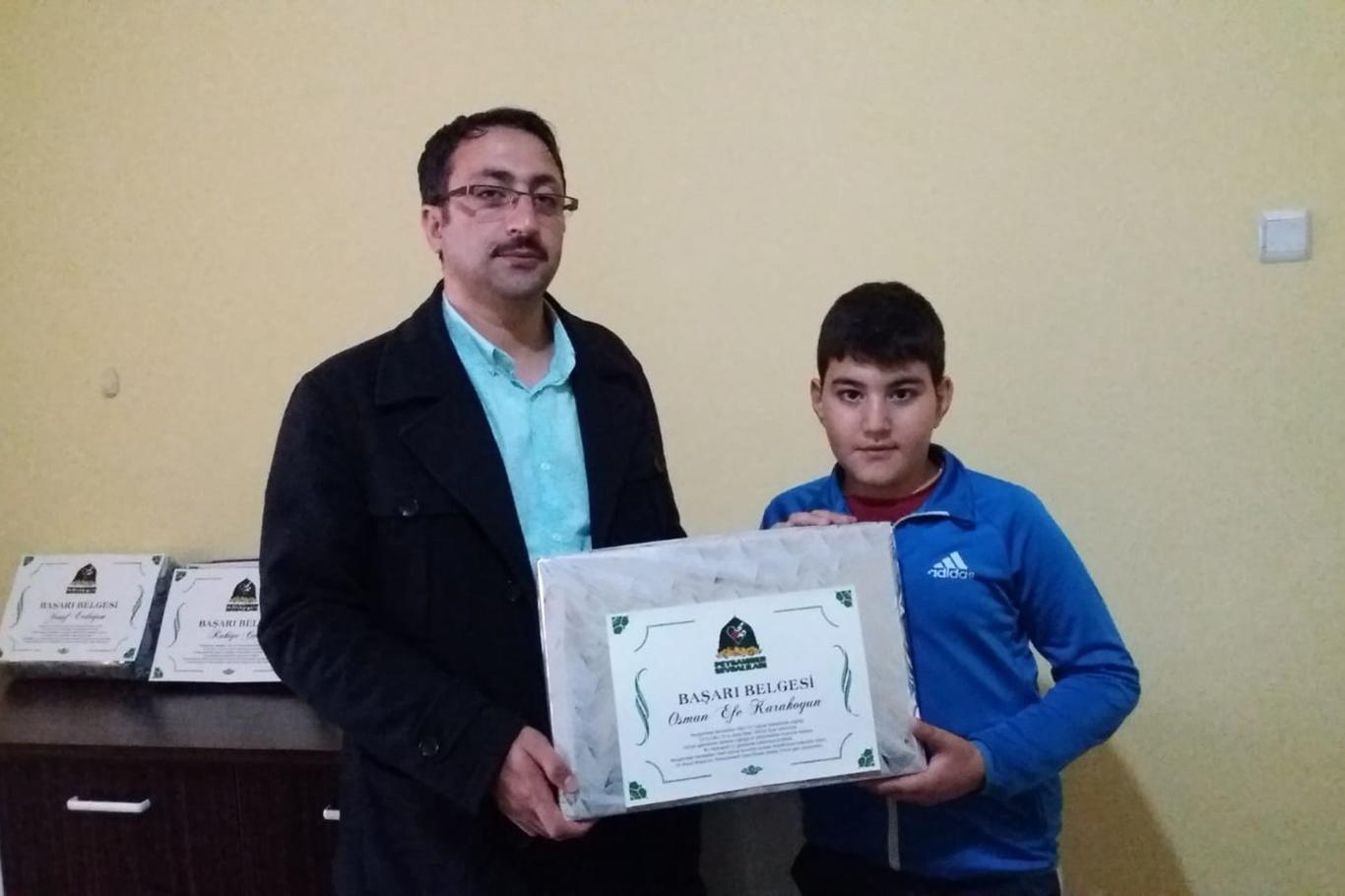 Erzincan'da Siyer Sınavı ödülleri